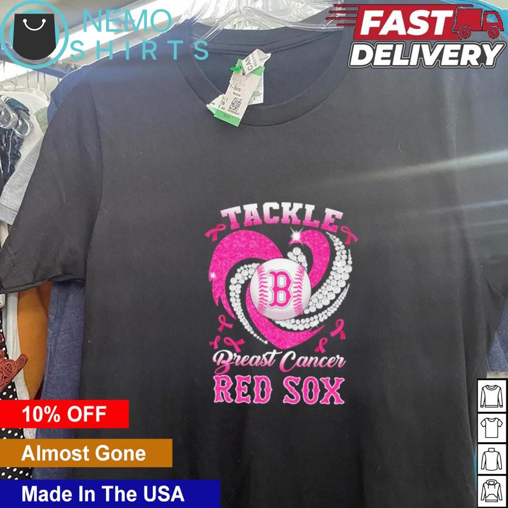 Boston Red Sox tackle breast cancer - Adult & Kids T-Shirts, Sweatshirts & Hoodies apparel design preview 5