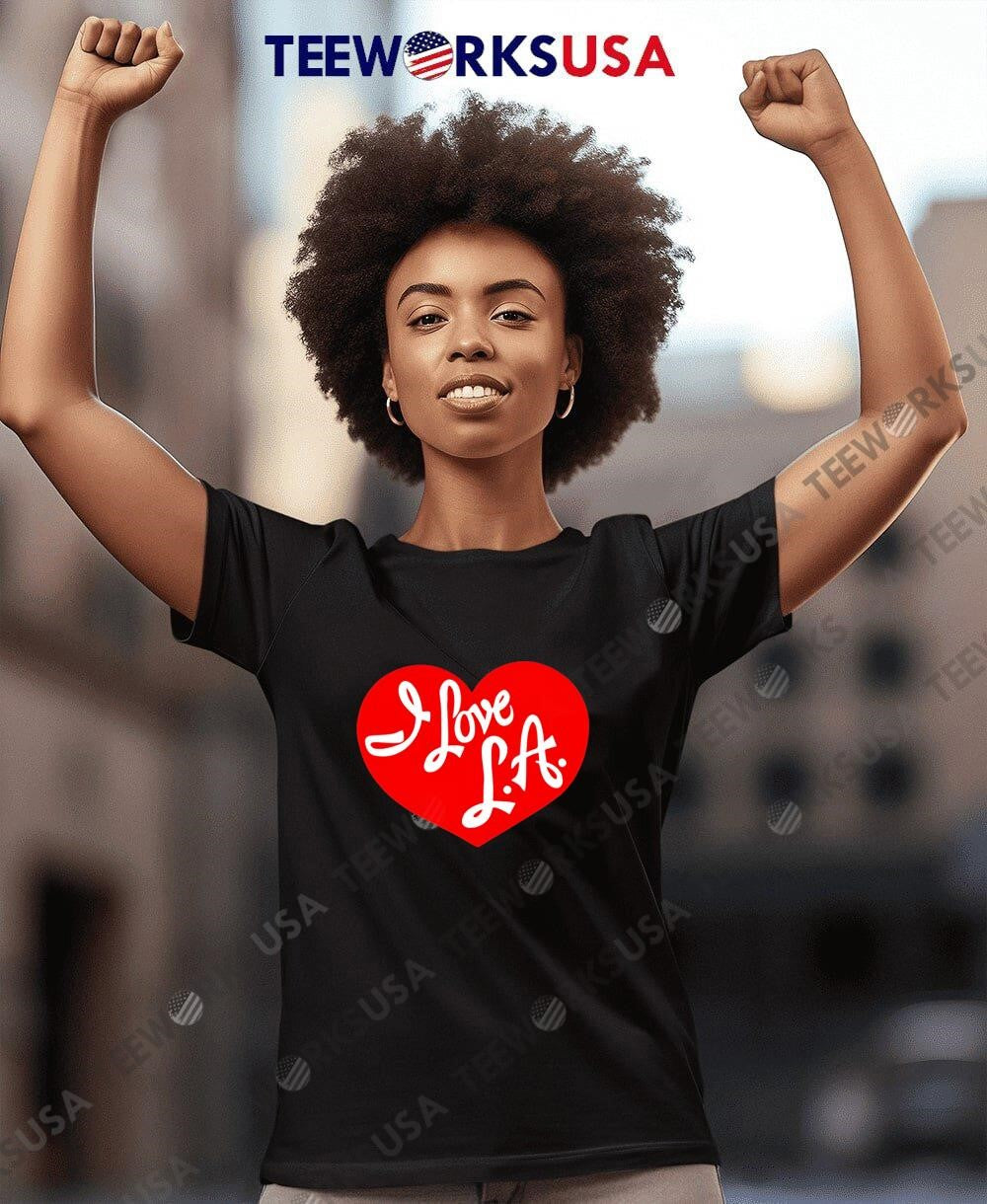 Big Bud Press Tourist I Love La - Adult & Kids T-Shirts, Sweatshirts & Hoodies apparel design preview 7
