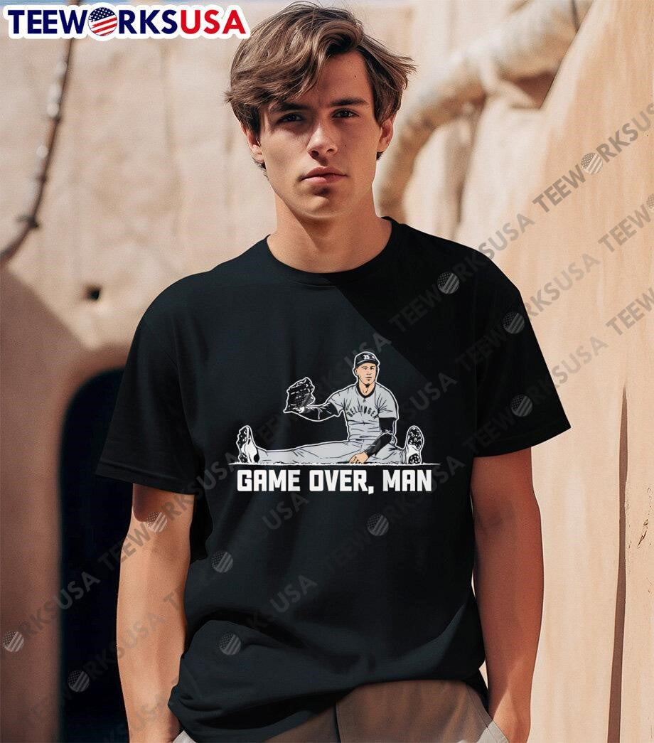 Cody Bellinger Game Over Man - Adult & Kids T-Shirts, Sweatshirts & Hoodies apparel design preview 1