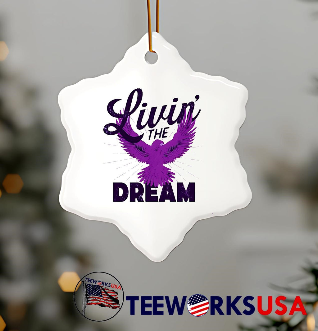 Livin' the Dream Eagles - Adult & Kids T-Shirts, Sweatshirts & Hoodies apparel design preview 7