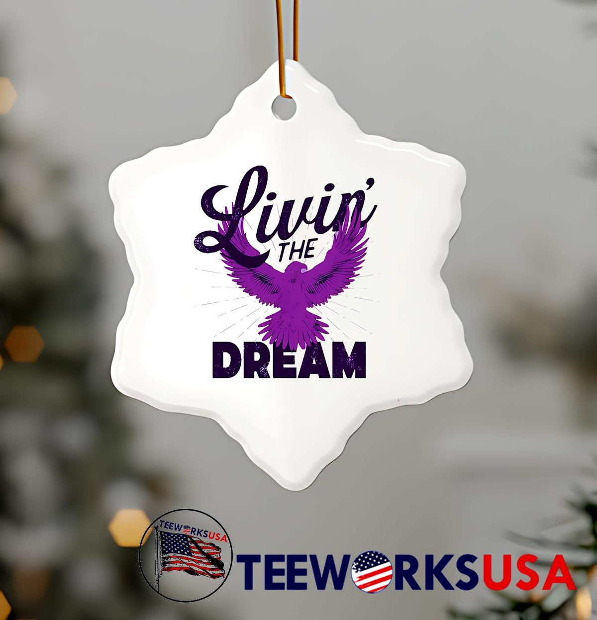 Livin' the Dream Eagles - Adult & Kids T-Shirts, Sweatshirts & Hoodies apparel design preview 7