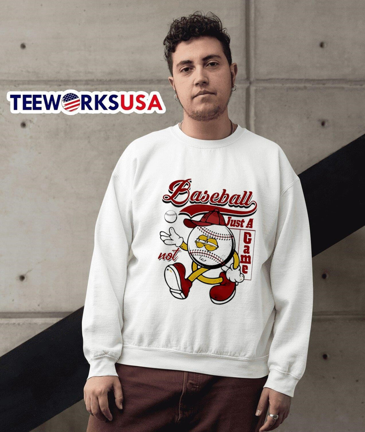 Baseball Just A Game not - Adult & Kids T-Shirts, Sweatshirts & Hoodies apparel design preview 5