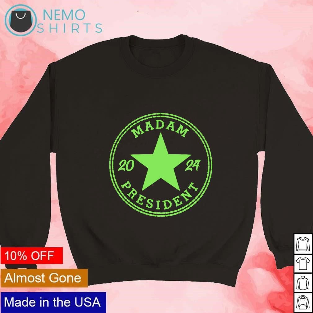 Madam president 2024 Chuck Kamala brat - Adult & Kids T-Shirts, Sweatshirts & Hoodies apparel design preview 3