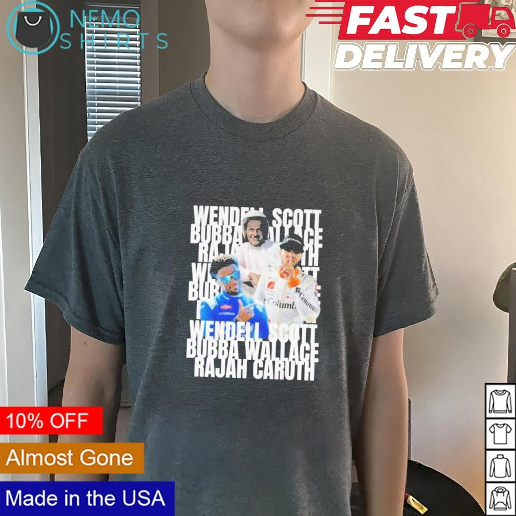 Wendell Scott Bubba Wallace Rajah Caruth - Adult & Kids T-Shirts, Sweatshirts & Hoodies apparel design preview 3