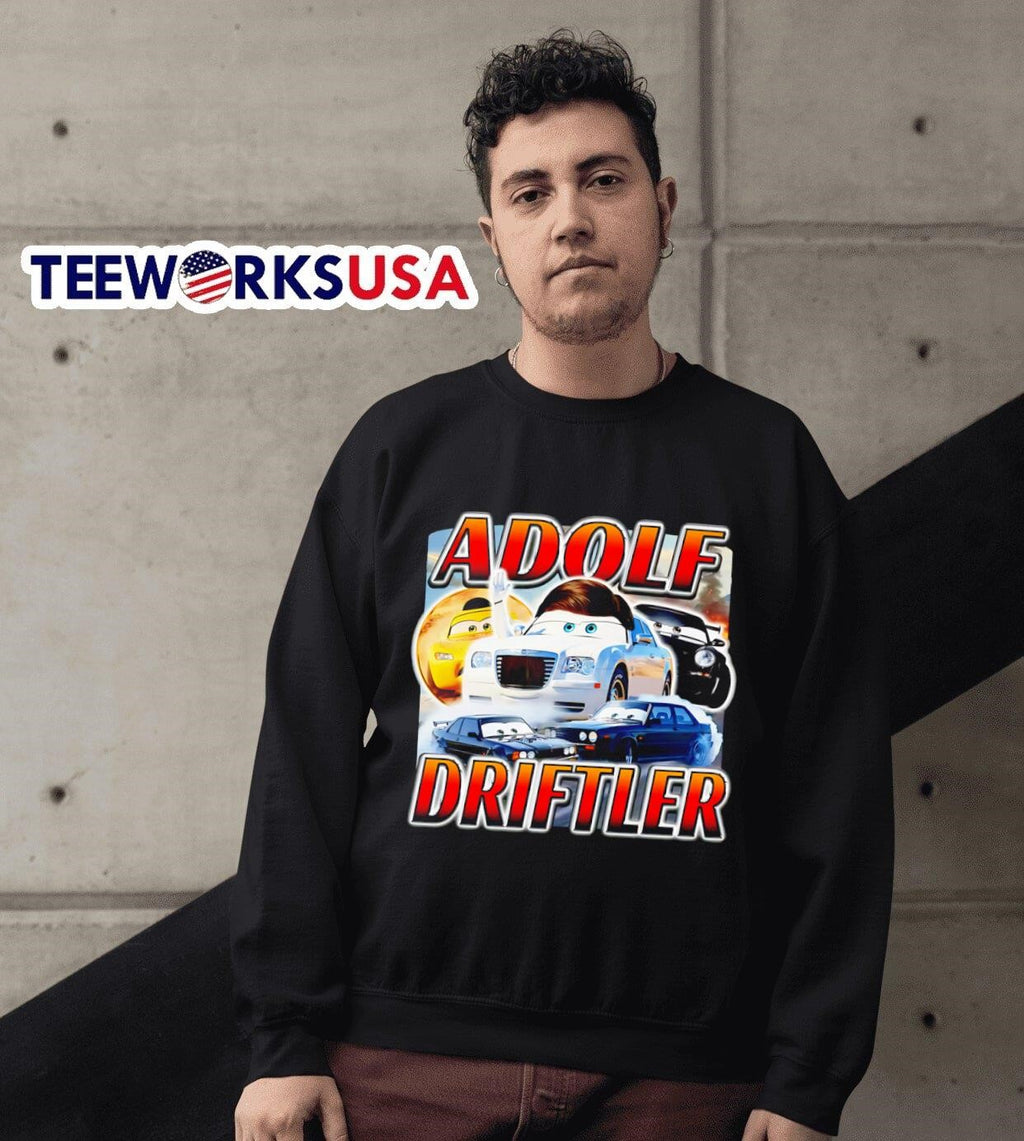 Cars Adolf Driftler - Adult & Kids T-Shirts, Sweatshirts & Hoodies apparel design preview 6