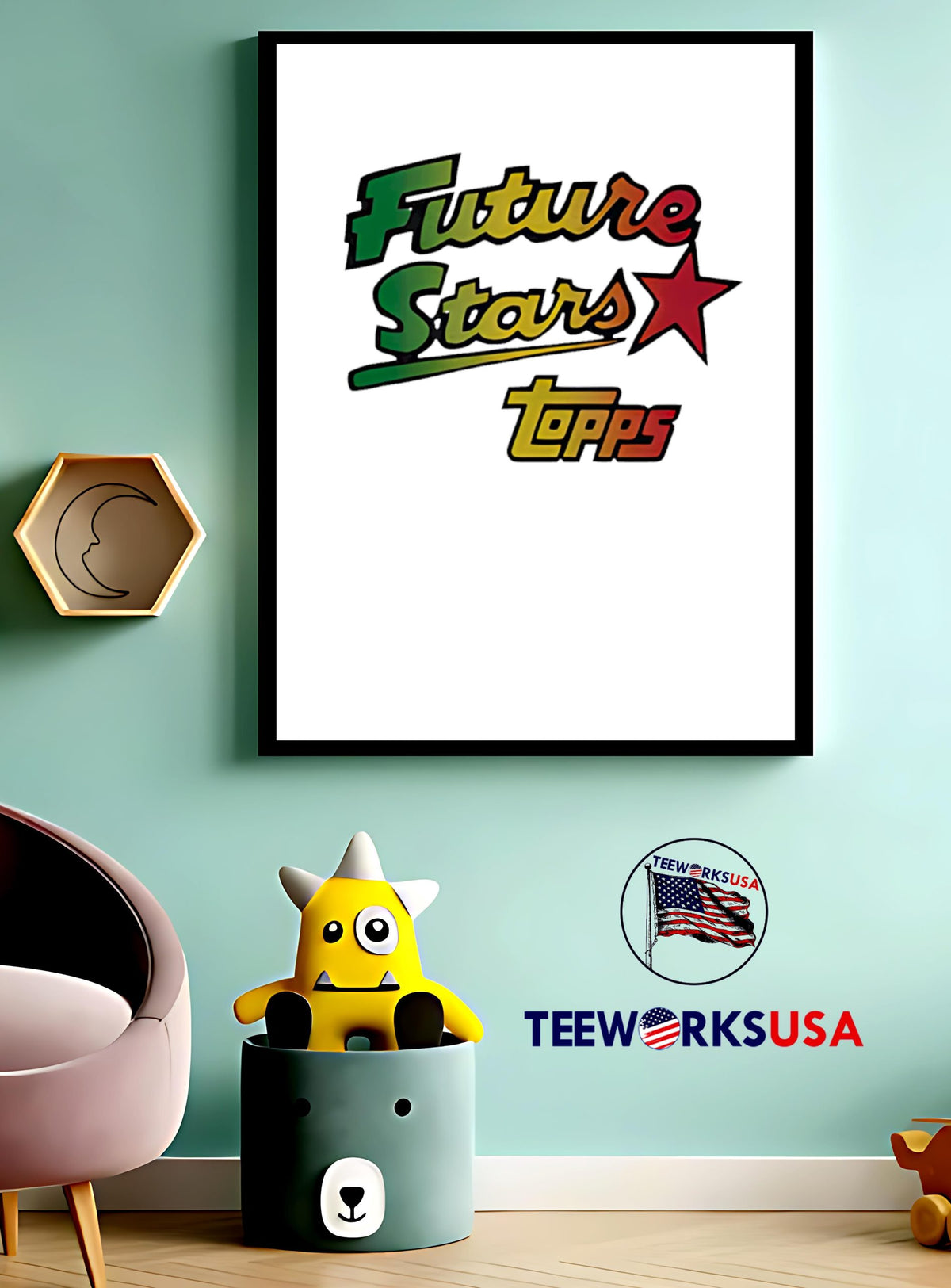 Future Stars topps - Adult & Kids T-Shirts, Sweatshirts & Hoodies apparel design preview 3