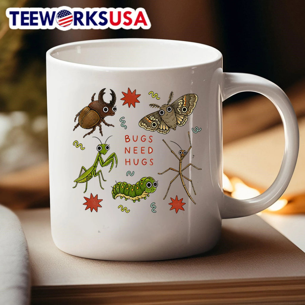 Bugs Need Hugs Science Teacher Cute Insect Friends - Adult & Kids T-Shirts, Sweatshirts & Hoodies apparel design preview 4
