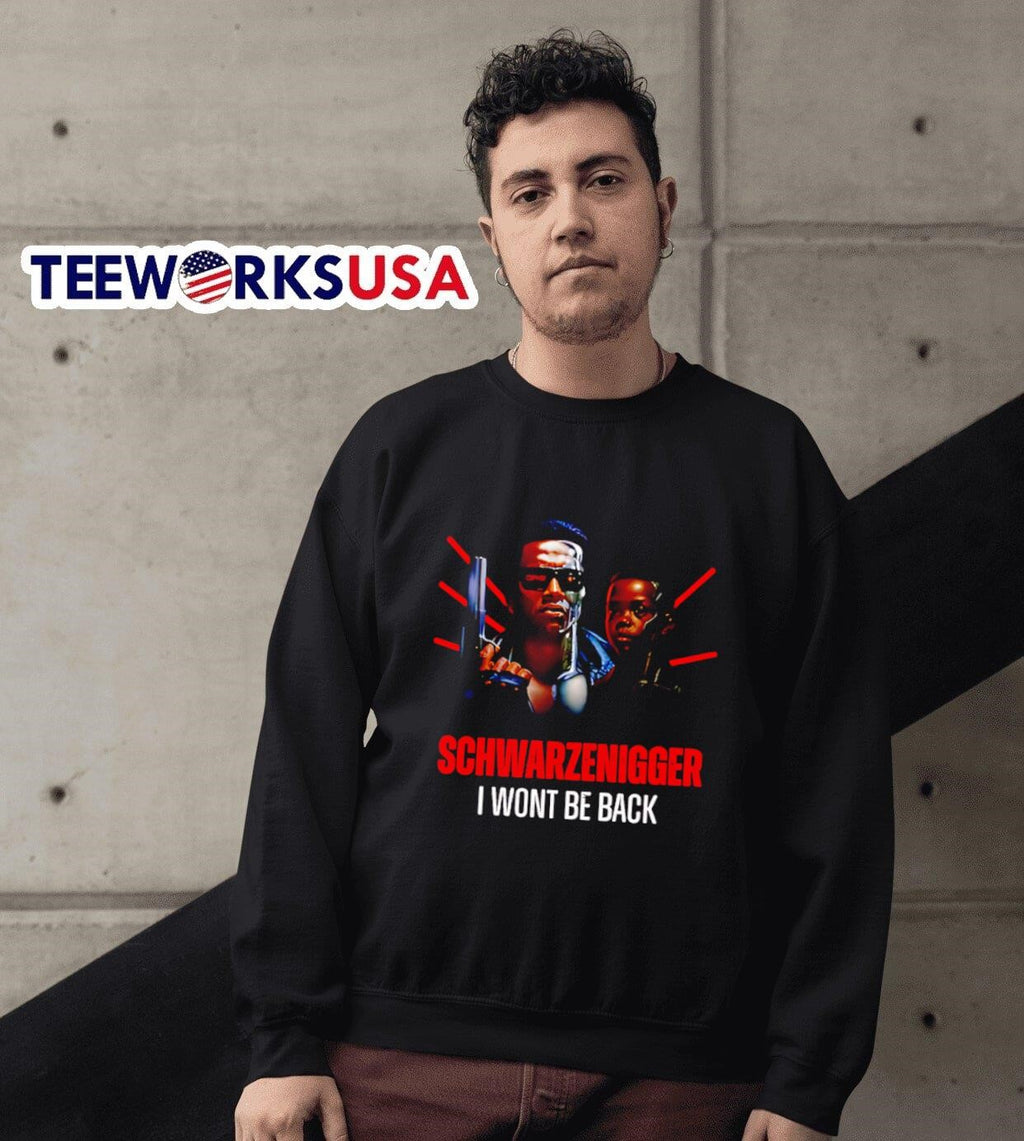 Schwarzenigger I wont be back - Adult & Kids T-Shirts, Sweatshirts & Hoodies apparel design preview 6