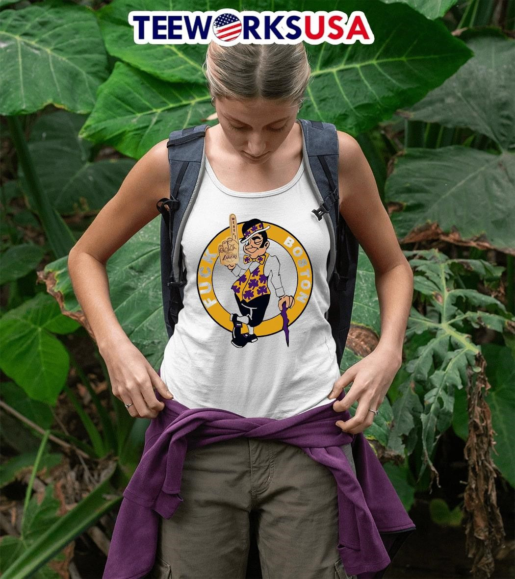 Lakers Fuck Boston logo - Adult & Kids T-Shirts, Sweatshirts & Hoodies apparel design preview 5