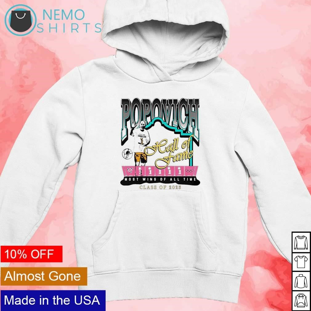 Popovich hall of fame most wins all time class 2023 - Adult & Kids T-Shirts, Sweatshirts & Hoodies apparel design preview 2