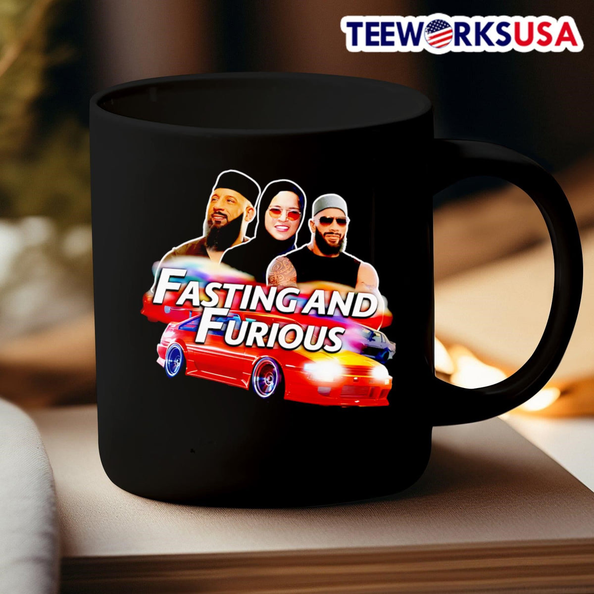 Fasting and furious funny - Adult & Kids T-Shirts, Sweatshirts & Hoodies apparel design preview 3