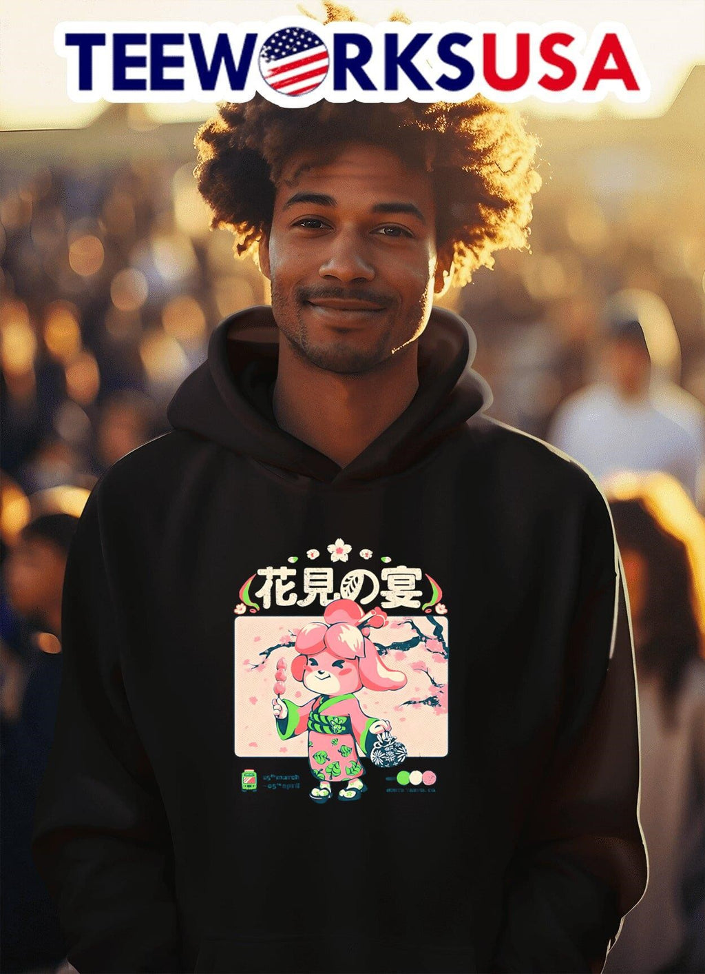 Crossing Hanami Isabelle Animal - Adult & Kids T-Shirts, Sweatshirts & Hoodies apparel design preview 2