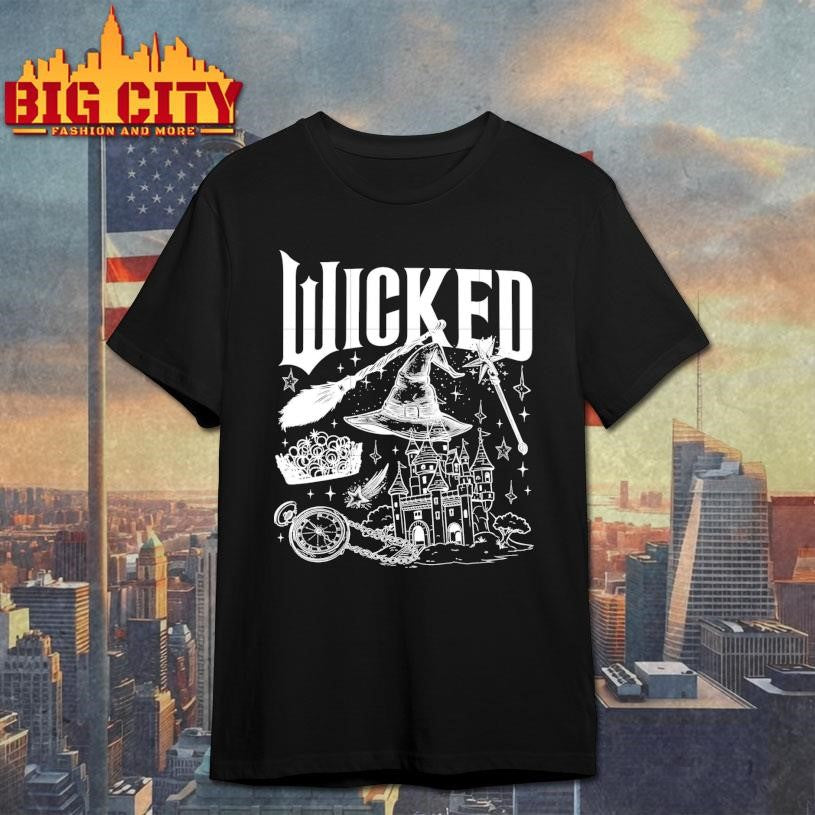 Retro wicked movie outline design - Adult & Kids T-Shirts, Sweatshirts & Hoodies apparel design preview 1