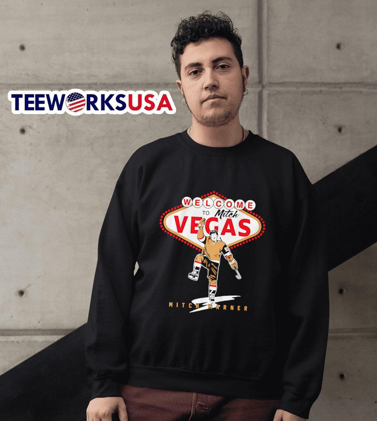 Welcome to Mitch Vegas Mitchell Marner - Adult & Kids T-Shirts, Sweatshirts & Hoodies apparel design preview 6