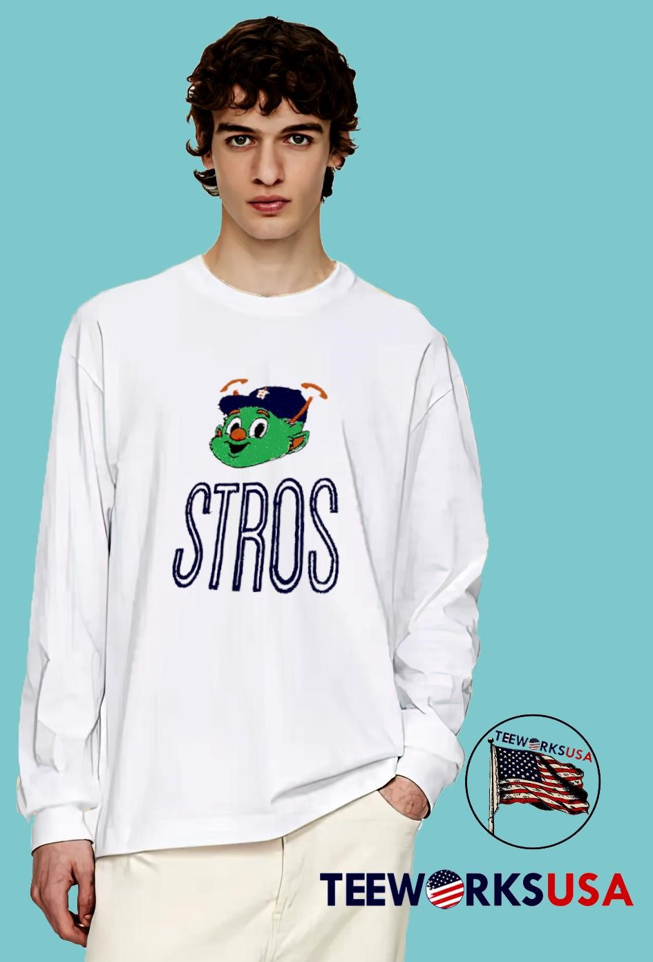 Grey Orbit Astros baby - Adult & Kids T-Shirts, Sweatshirts & Hoodies apparel design preview 4