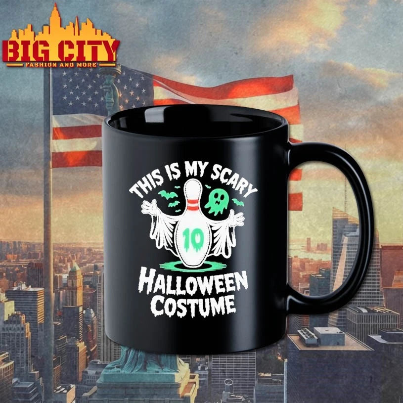 This Is My Scary Halloween Costume Bowling - Adult & Kids T-Shirts, Sweatshirts & Hoodies apparel design preview 3