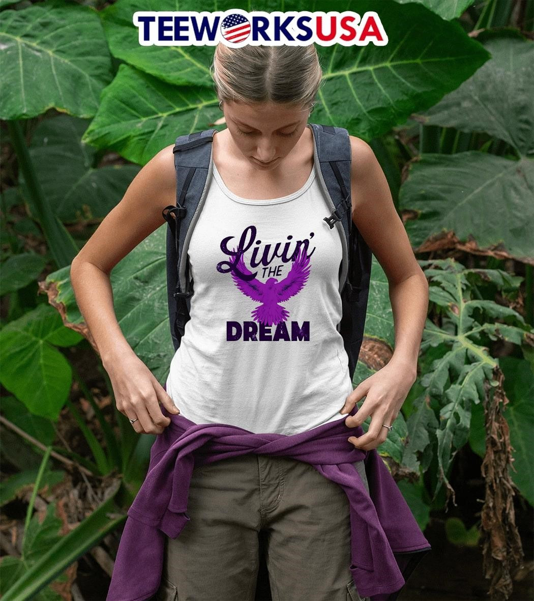 Livin' the Dream Eagles - Adult & Kids T-Shirts, Sweatshirts & Hoodies apparel design preview 5