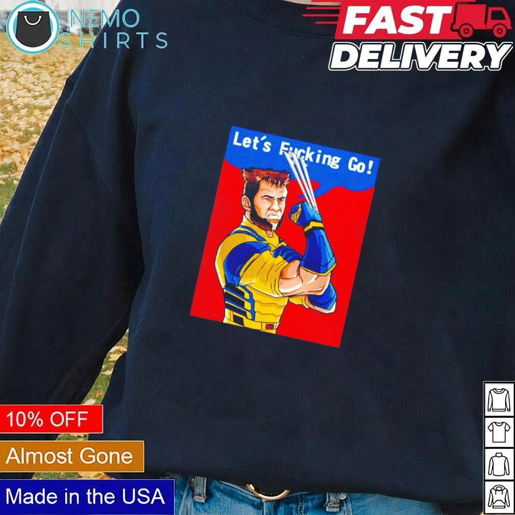Let's fucking go Wolverine - Adult & Kids T-Shirts, Sweatshirts & Hoodies apparel design preview 1