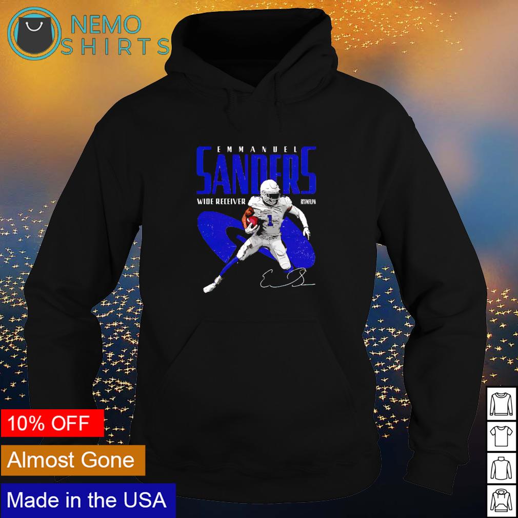 Buffalo Bills #1 Emmanuel Sanders wide receiver - Adult & Kids T-Shirts, Sweatshirts & Hoodies apparel design preview 2