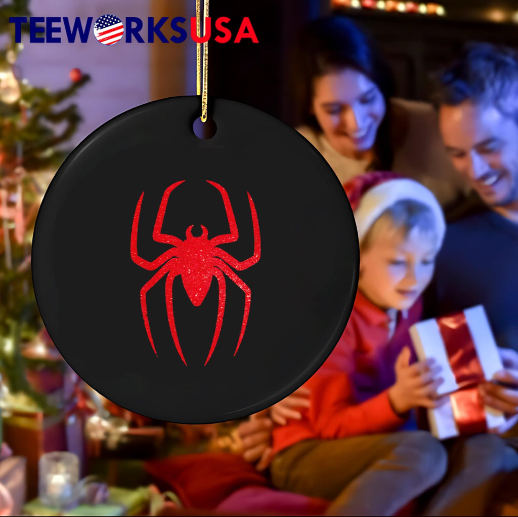 Glitter Spider red - Adult & Kids T-Shirts, Sweatshirts & Hoodies apparel design preview 4