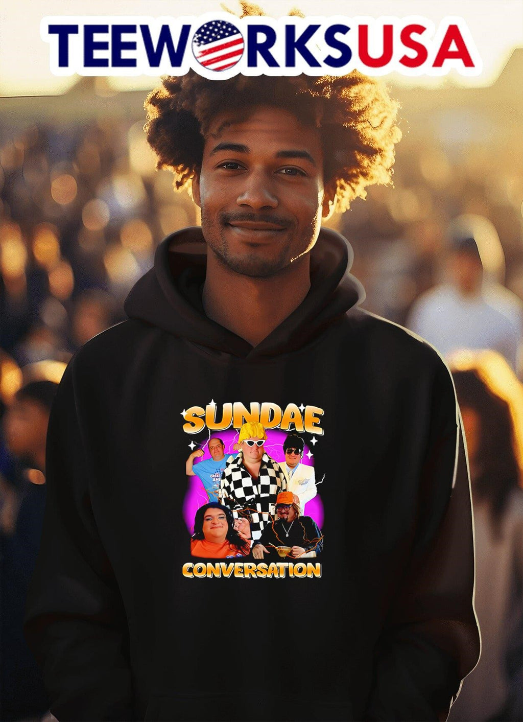 Sundae Conversation Glenny Balls - Adult & Kids T-Shirts, Sweatshirts & Hoodies apparel design preview 2