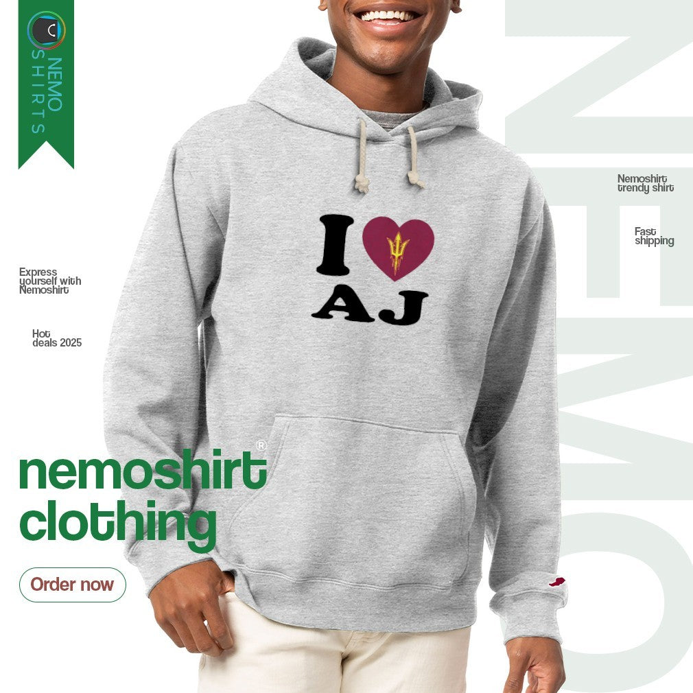 I love AJ Aaron Ia Arizona State Sun Devils football - Adult & Kids T-Shirts, Sweatshirts & Hoodies apparel design preview 2