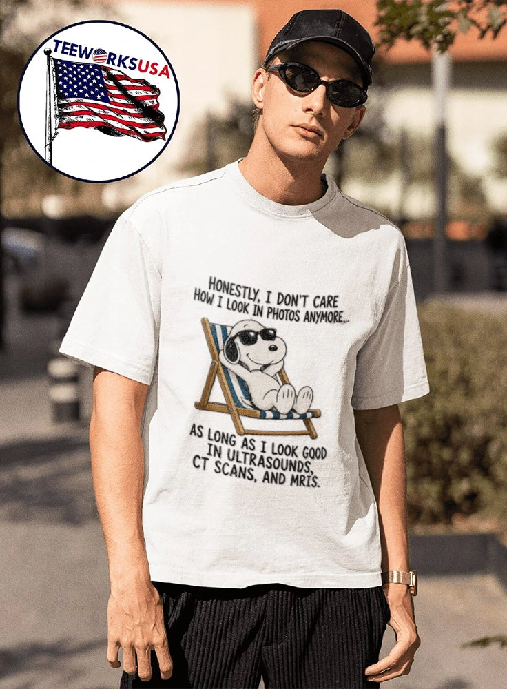 Honestly I Don't Care How Look In Photos Anymore As - Adult & Kids T-Shirts, Sweatshirts & Hoodies apparel design preview 1