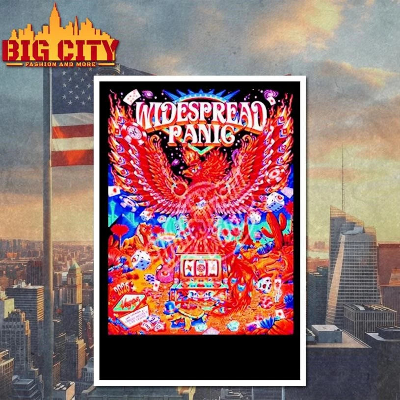 Widespread Panic 2026 Las Vegas Show At The Theater - Adult & Kids T-Shirts, Sweatshirts & Hoodies apparel design preview 4