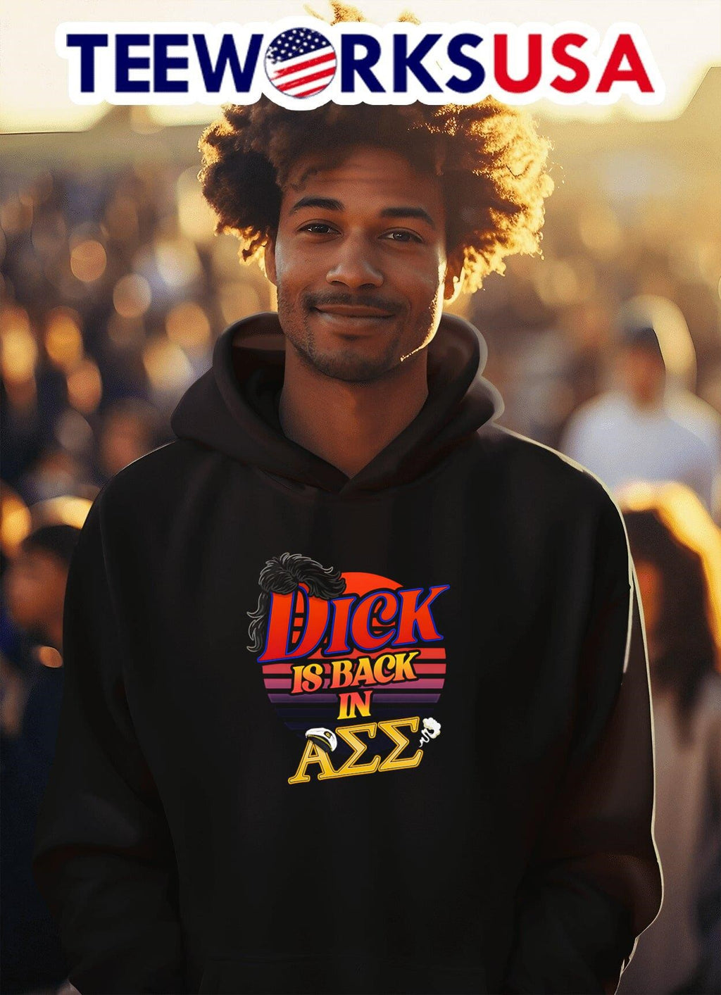 Dick is back in ΑΣΣ - Adult & Kids T-Shirts, Sweatshirts & Hoodies apparel design preview 2