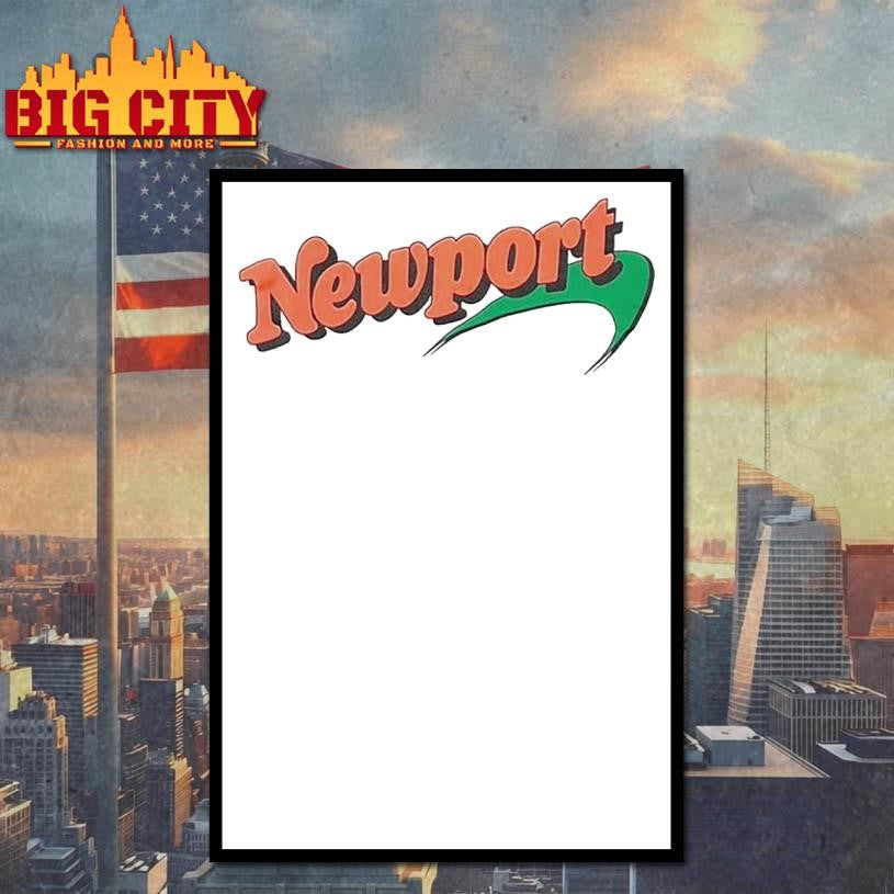 Newport ORANGE TEXT SCREEN STAR - Adult & Kids T-Shirts, Sweatshirts & Hoodies apparel design preview 4