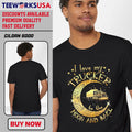 I Love My Trucker To The Moon And Back design - Adult & Kids T-Shirts, Sweatshirts & Hoodies apparel design preview 1