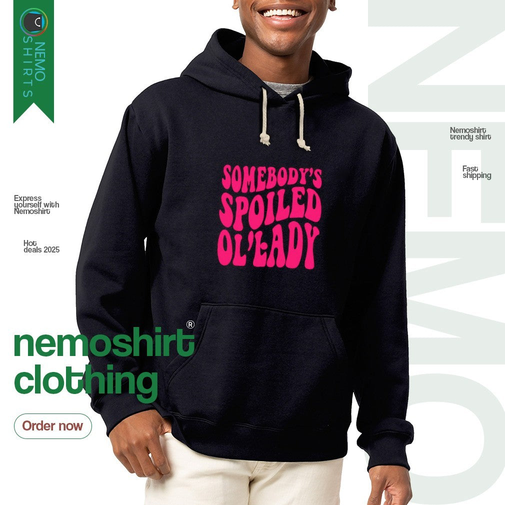 Somebody's spoiled ol' lady - Adult & Kids T-Shirts, Sweatshirts & Hoodies apparel design preview 2