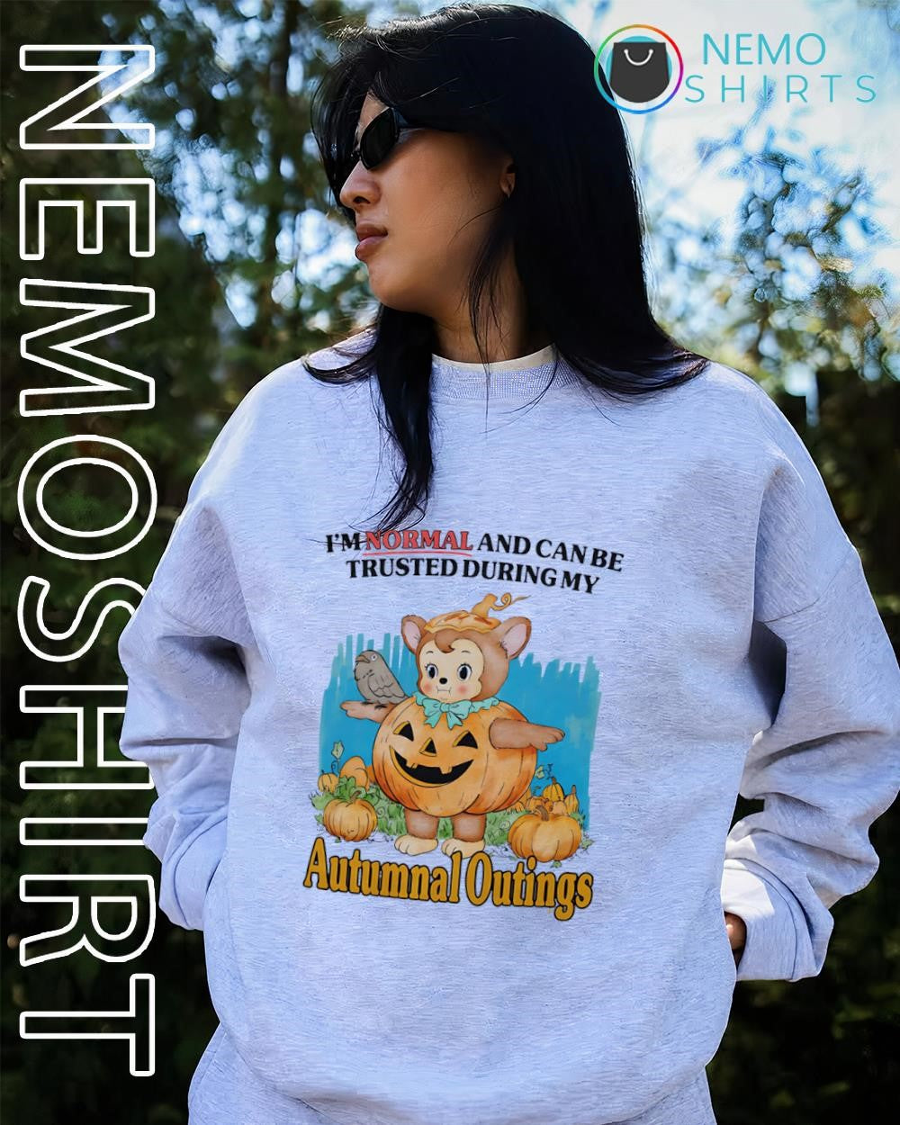 I'm Normal and Can Be Trusted During My Autumnal - Adult & Kids T-Shirts, Sweatshirts & Hoodies apparel design preview 2