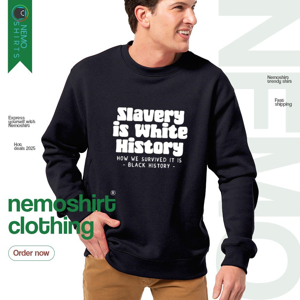 Caitlin Clark wearing slavery is where history how we - Adult & Kids T-Shirts, Sweatshirts & Hoodies apparel design preview 4