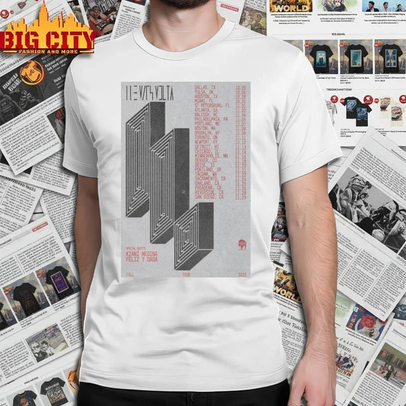 2025 The Mars Volta North America Tour Poster - Adult & Kids T-Shirts, Sweatshirts & Hoodies apparel design preview 1