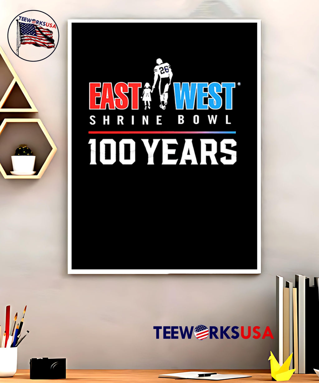 2025 East West Shrine Bowl 100 Years Logo - Adult & Kids T-Shirts, Sweatshirts & Hoodies apparel design preview 5