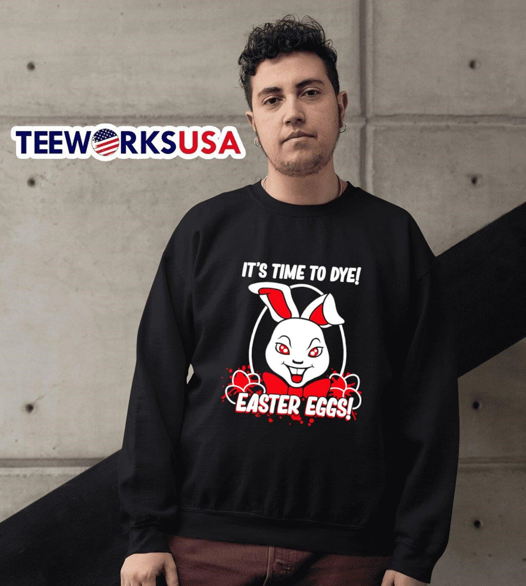 It's time to dye Easter Eggs - Adult & Kids T-Shirts, Sweatshirts & Hoodies apparel design preview 6