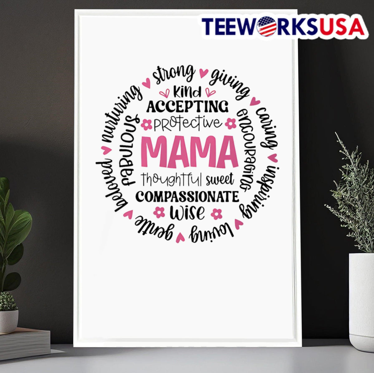 Kind accepting protective mama thoughtful sweet - Adult & Kids T-Shirts, Sweatshirts & Hoodies apparel design preview 6