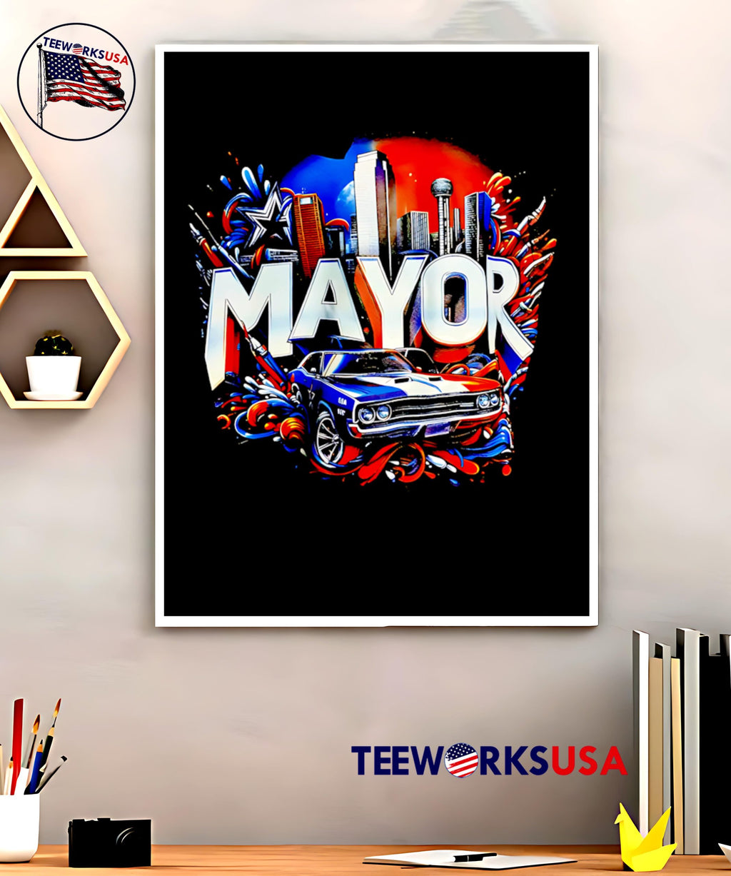 Mayor car Men And Women Custom Printed - Adult & Kids T-Shirts, Sweatshirts & Hoodies apparel design preview 5