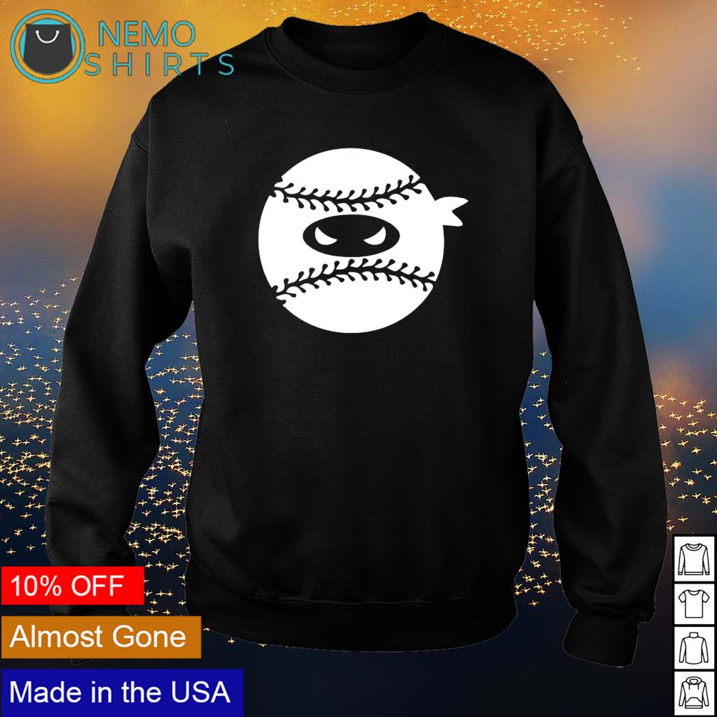 Pitching ninja baseball pitcher - Adult & Kids T-Shirts, Sweatshirts & Hoodies apparel design preview 4