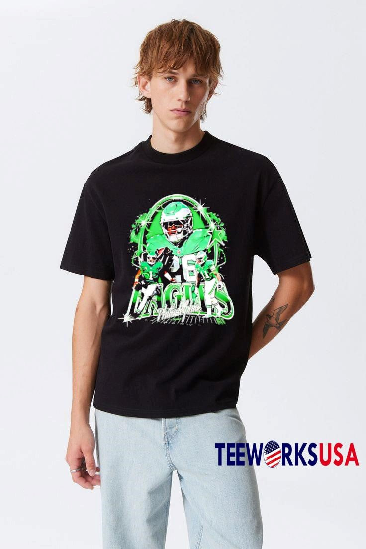 Best Philadelphia Eagles trio Hurts Barkley Brown - Adult & Kids T-Shirts, Sweatshirts & Hoodies apparel design preview 3