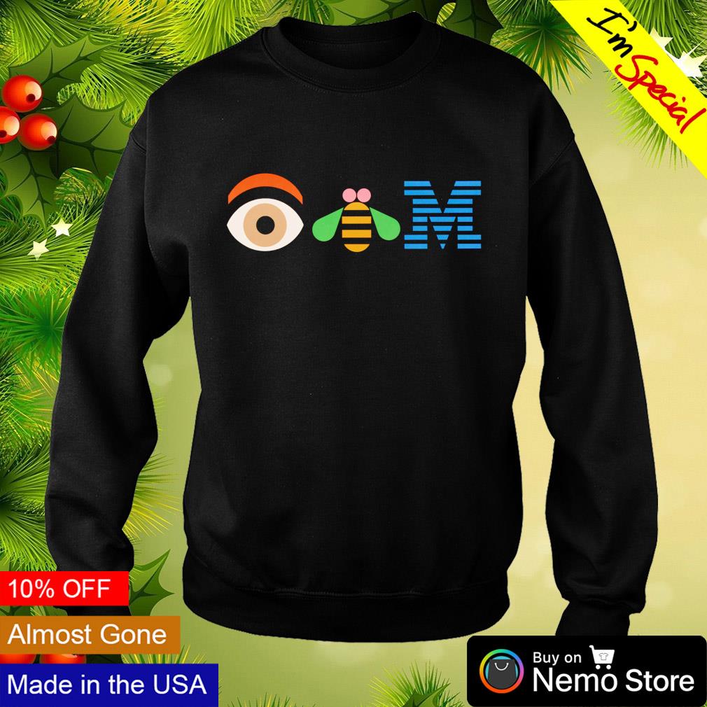 Eye Bee M logo - Adult & Kids T-Shirts, Sweatshirts & Hoodies apparel design preview 4