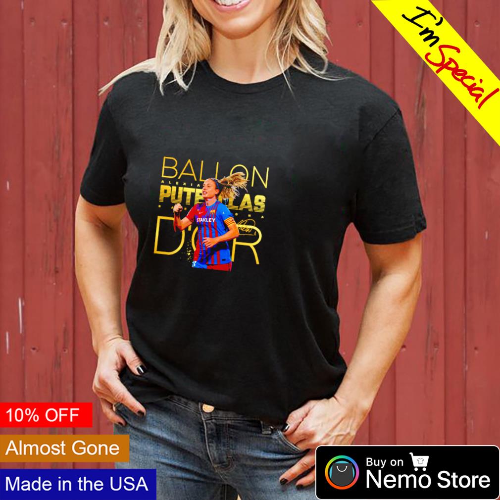 Ballon D'or Alexia Putellas Barcelona - Adult & Kids T-Shirts, Sweatshirts & Hoodies apparel design preview 3
