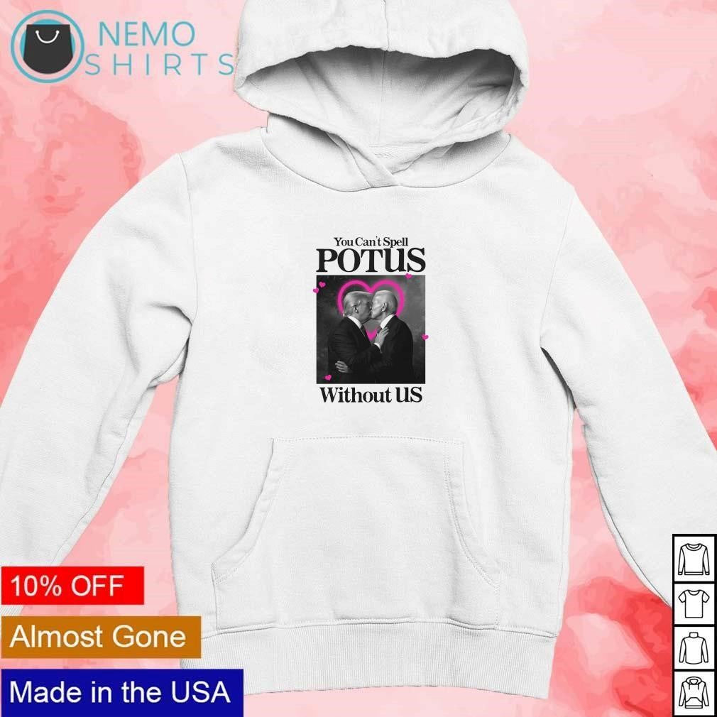 Can't spell potus without us Trump and Biden - Adult & Kids T-Shirts, Sweatshirts & Hoodies apparel design preview 2