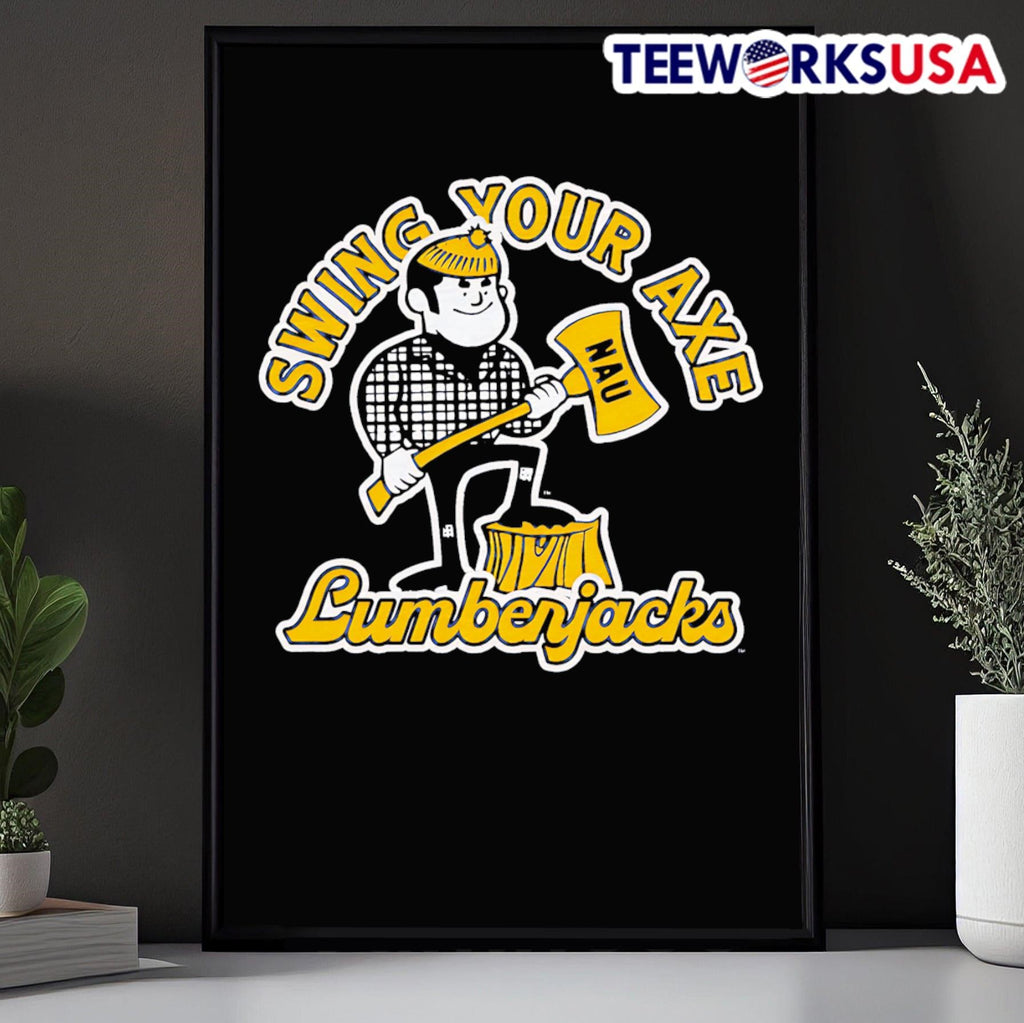 Northern Arizona Lumberjacks Swing Your Axe - Adult & Kids T-Shirts, Sweatshirts & Hoodies apparel design preview 5