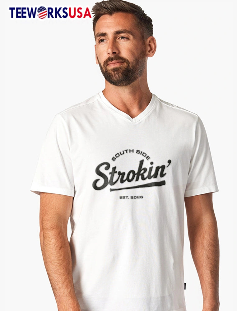 South Side Strokin baseball Est 2026 - Adult & Kids T-Shirts, Sweatshirts & Hoodies apparel design preview 7