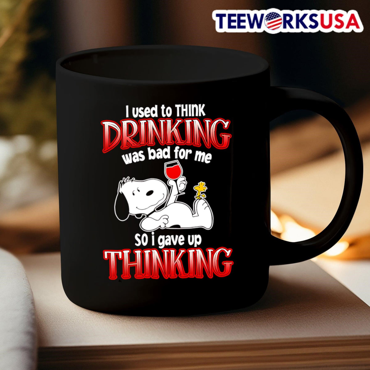 Snoop I used to think drinking was bad for me so gave - Adult & Kids T-Shirts, Sweatshirts & Hoodies apparel design preview 3