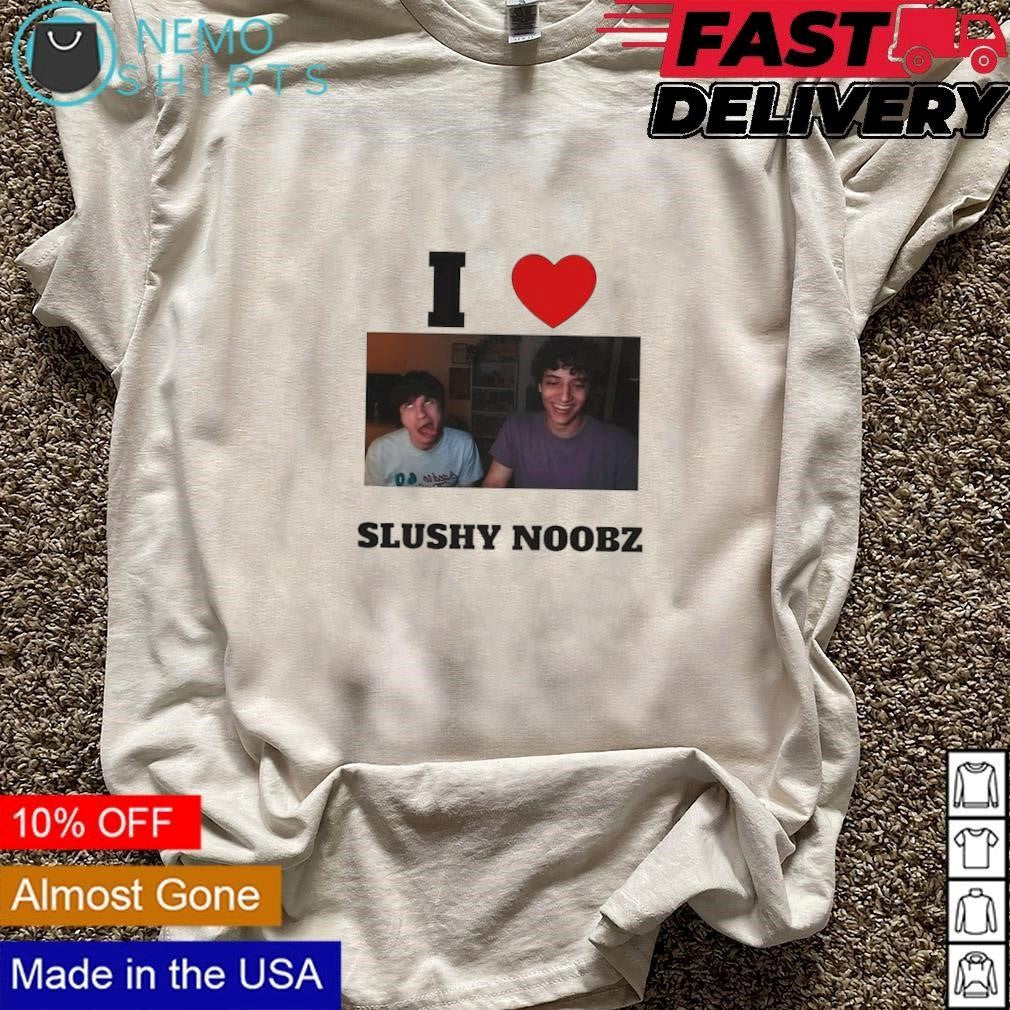 I love Slushy noobz - Adult & Kids T-Shirts, Sweatshirts & Hoodies apparel design preview 3