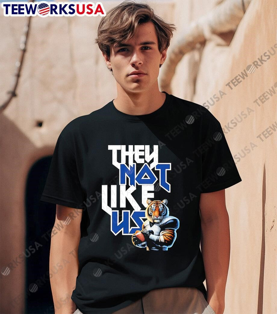 They not like us Jackson State Tiger - Adult & Kids T-Shirts, Sweatshirts & Hoodies apparel design preview 1