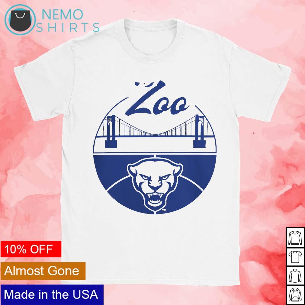 Pitt Panthers basketball Akland Zoo panther circle - Adult & Kids T-Shirts, Sweatshirts & Hoodies apparel design preview 1